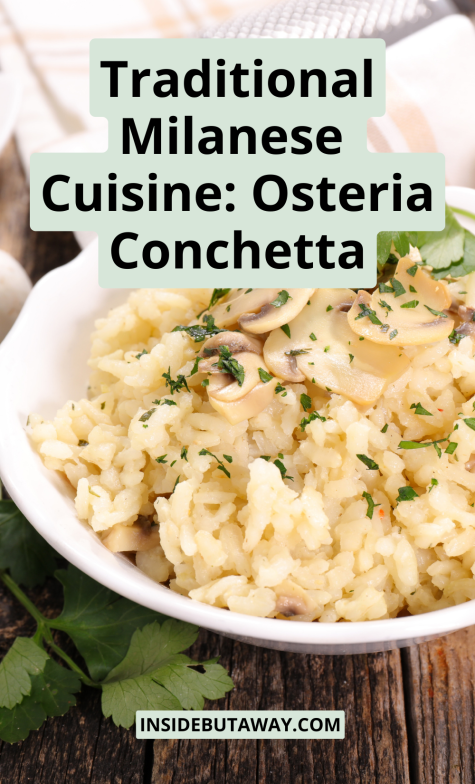 mushroom risotto in milan