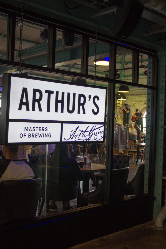 Guinness Storehouse in Dublin, Ireland
