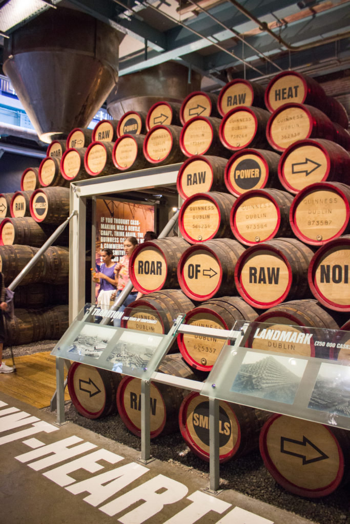 Guinness Storehouse in Dublin, Ireland